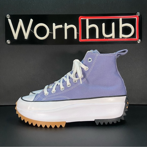 Converse Shoes - Converse Run Star Hike Hi Shoes • A03702C • Slate Lilac/White • Women’s Size 8